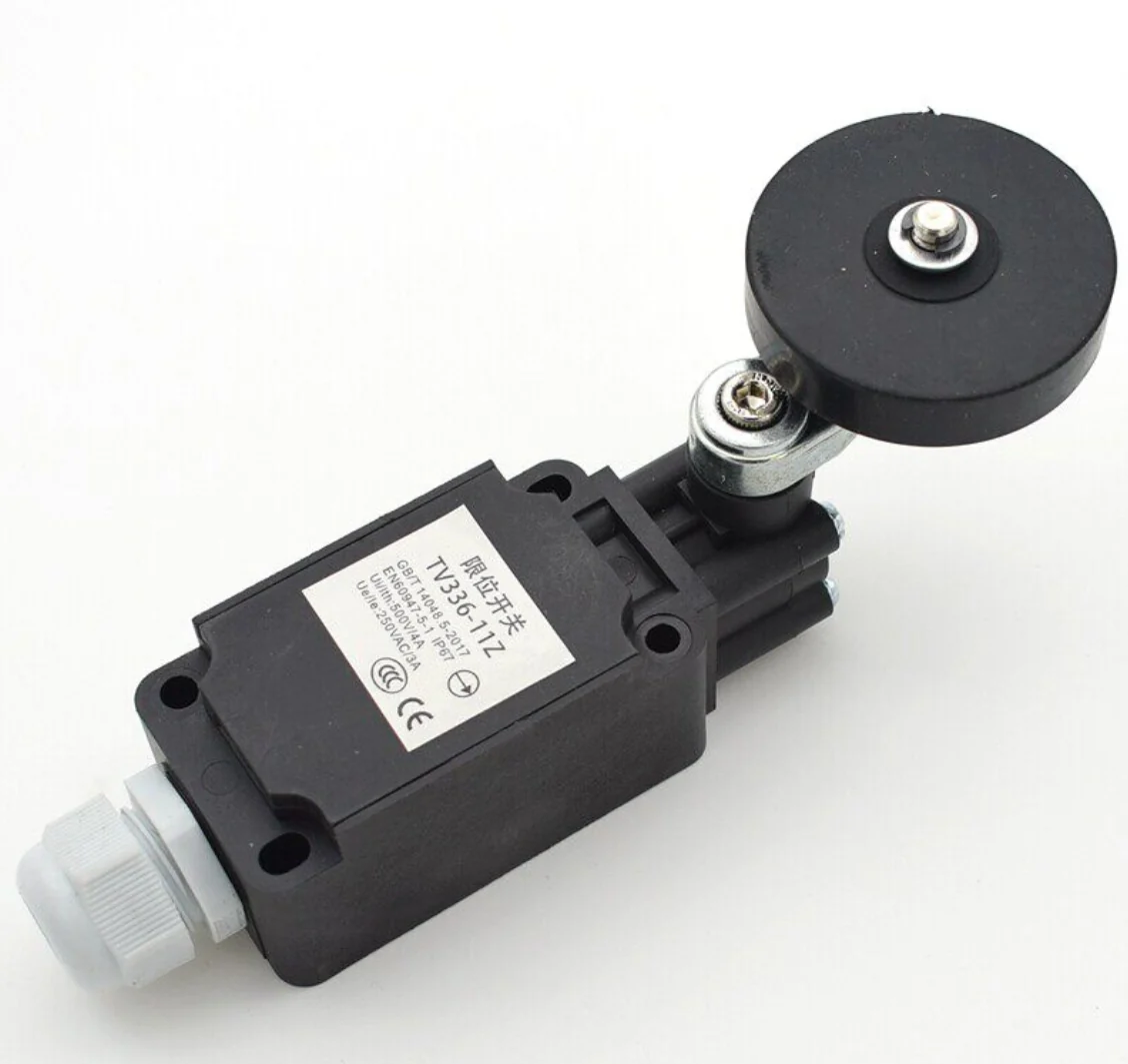 Black roller-lever limit switch